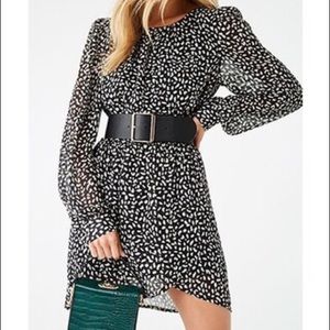 Speckled Print Fit & Flare Dress NWT